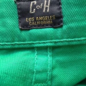 Thompson Bright Green Skinny Jeans with Black Label